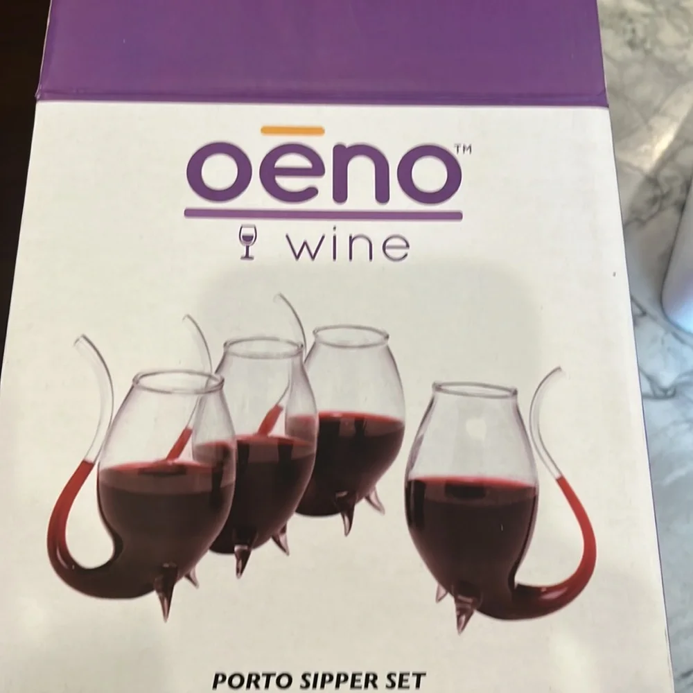 New in Box OWNO Porto Sipper Set